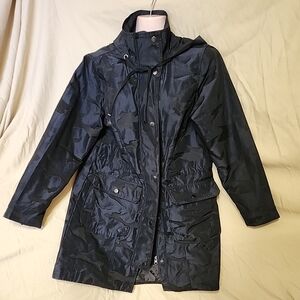 Athleta all weather Hooded Snape zip hand cover jacket small